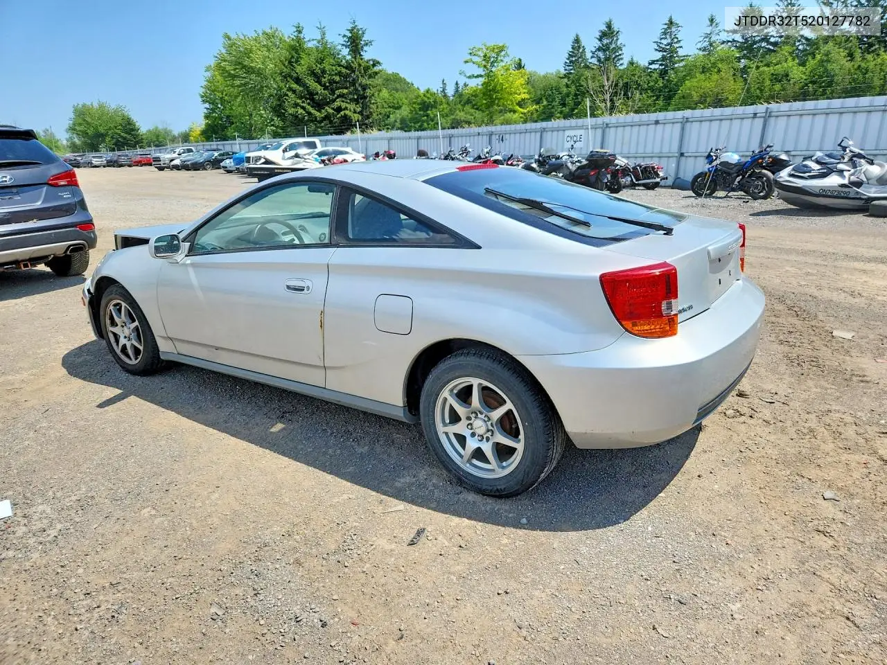 2002 Toyota Celica Gt VIN: JTDDR32T520127782 Lot: 59217716