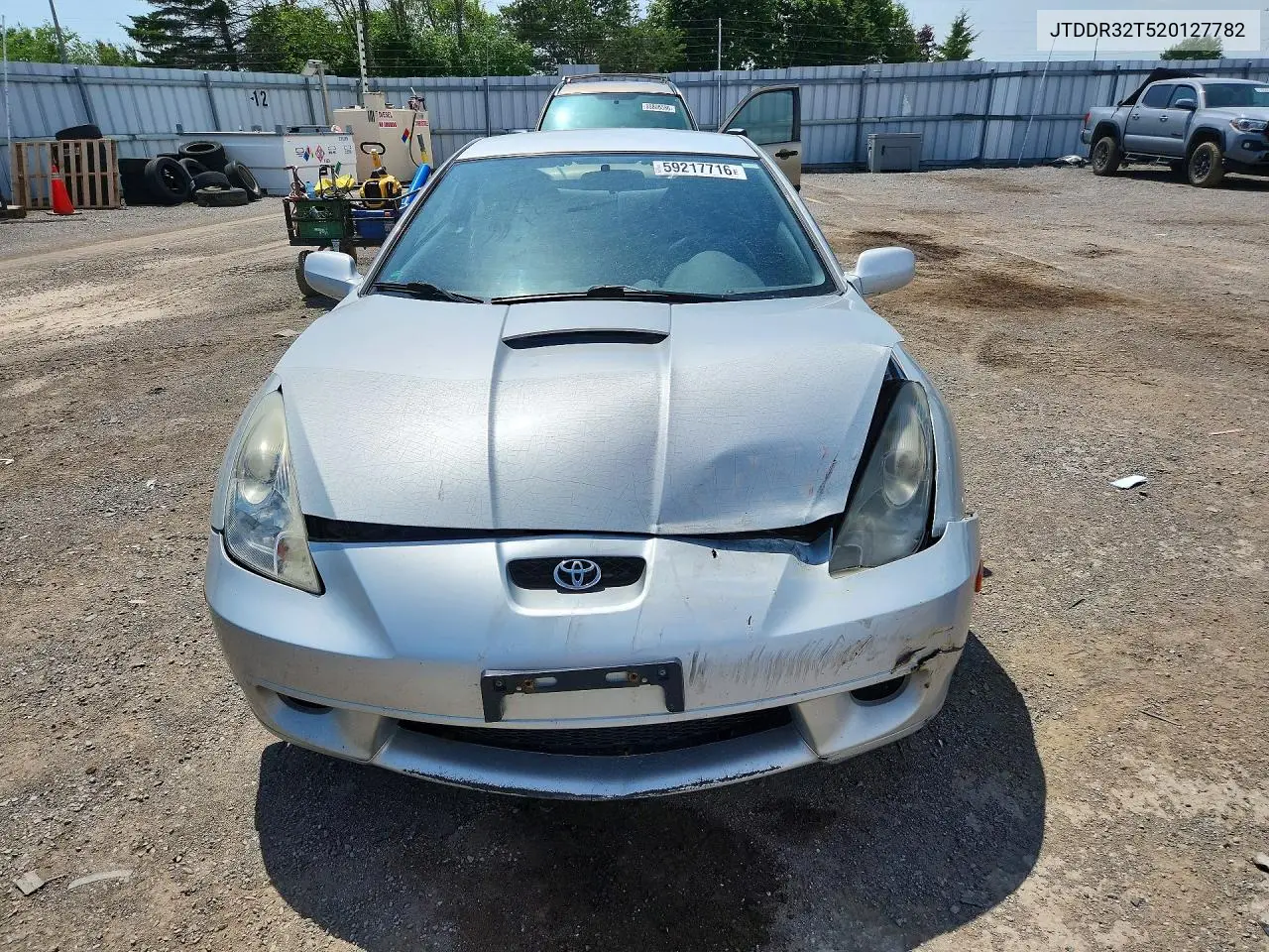 2002 Toyota Celica Gt VIN: JTDDR32T520127782 Lot: 59217716