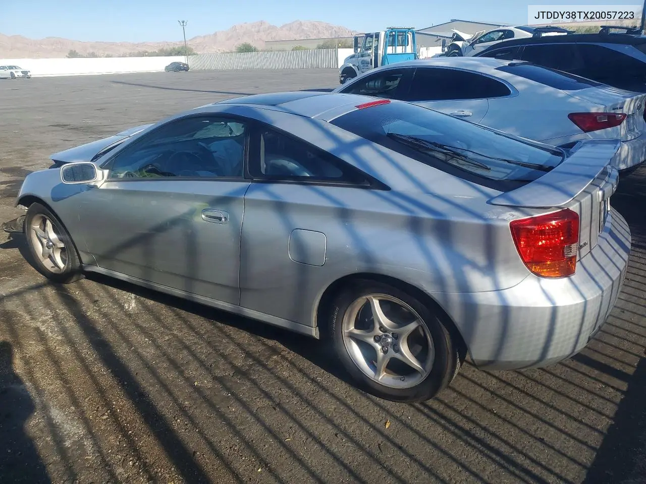 2002 Toyota Celica Gt-S VIN: JTDDY38TX20057223 Lot: 59912246