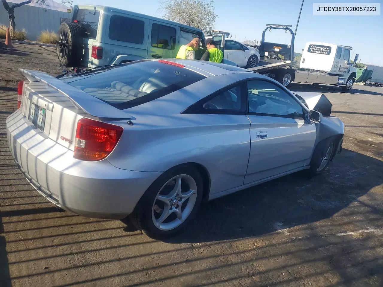2002 Toyota Celica Gt-S VIN: JTDDY38TX20057223 Lot: 59912246