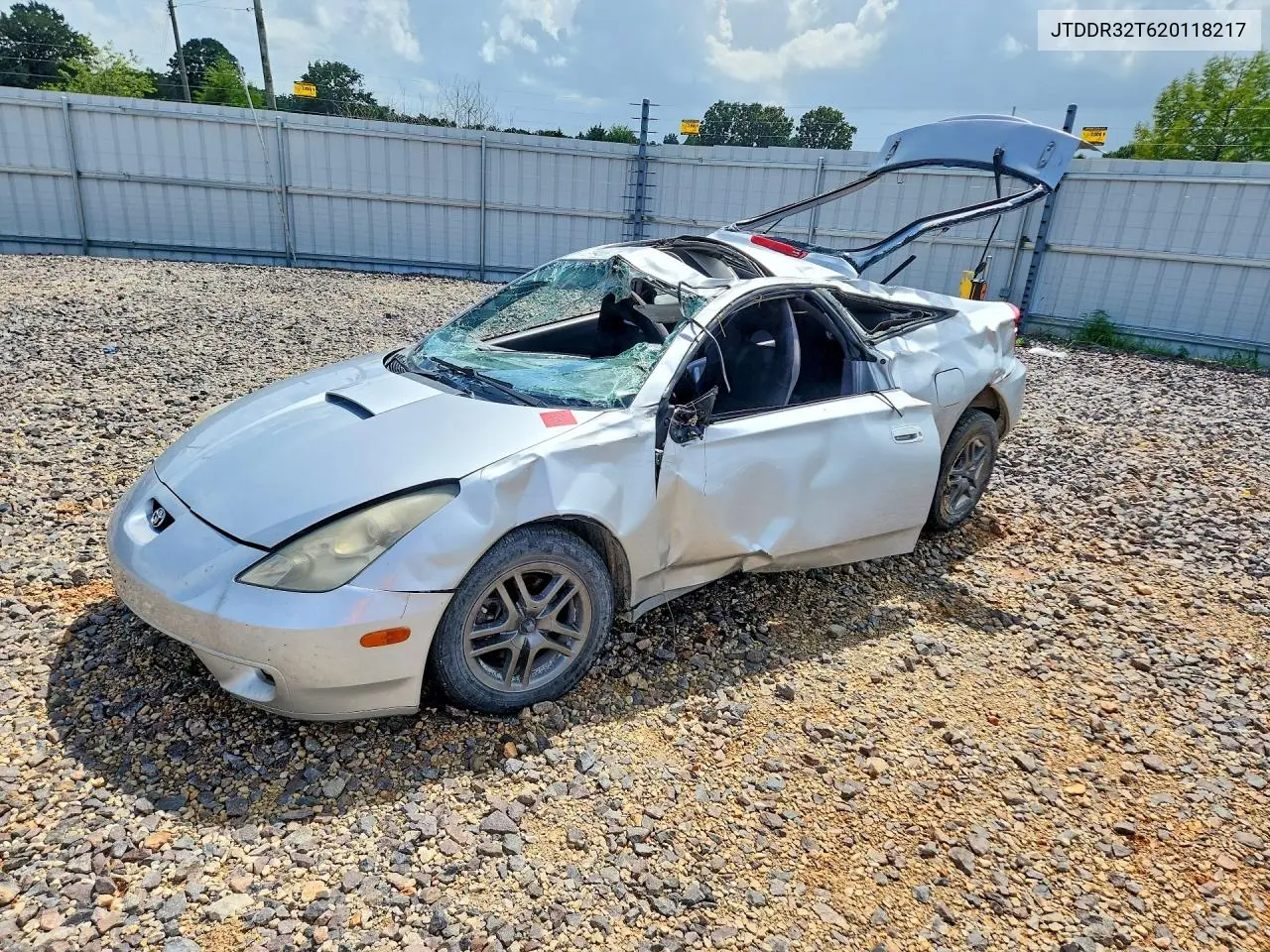 2002 Toyota Celica Gt VIN: JTDDR32T620118217 Lot: 61344586