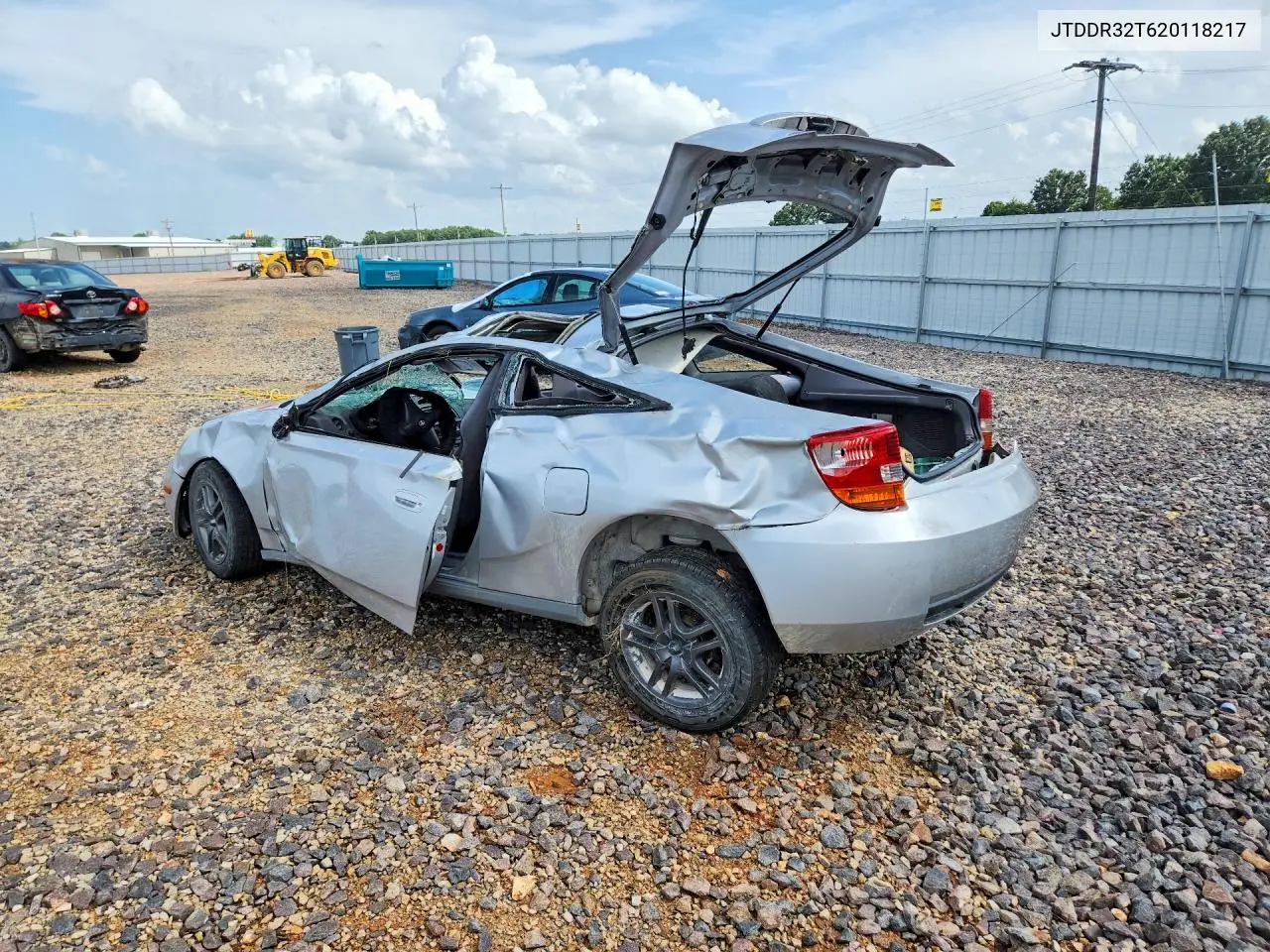 2002 Toyota Celica Gt VIN: JTDDR32T620118217 Lot: 61344586