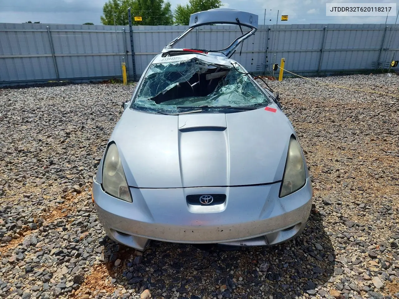 2002 Toyota Celica Gt VIN: JTDDR32T620118217 Lot: 61344586