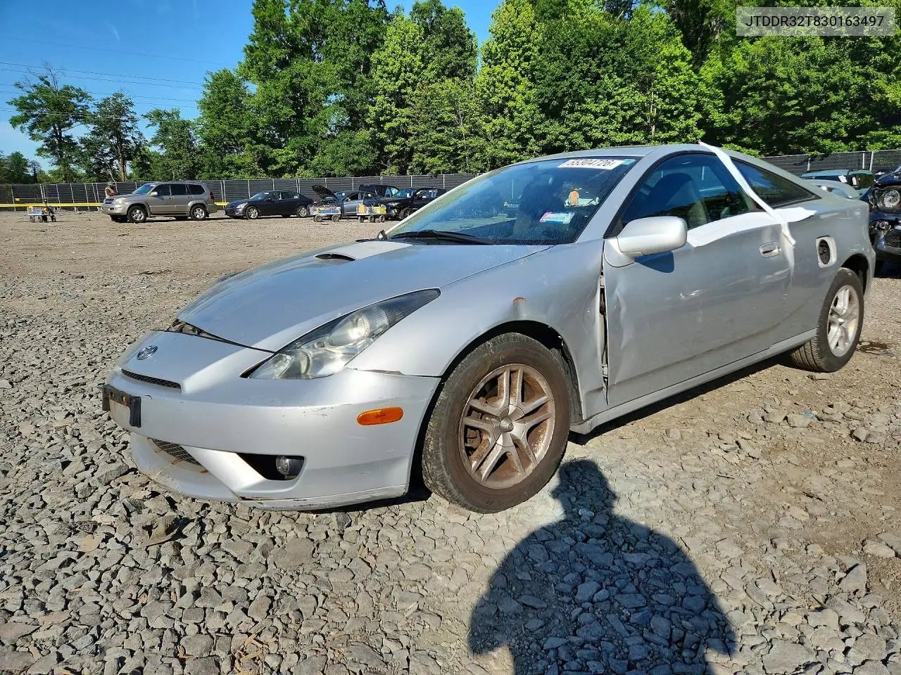 2003 Toyota Celica Gt VIN: JTDDR32T830163497 Lot: 55304726
