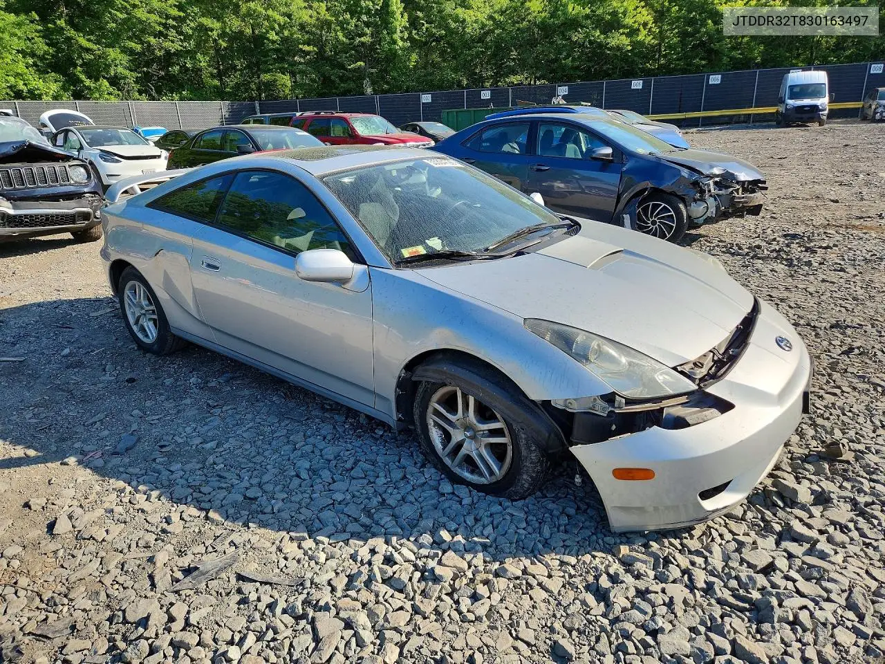 2003 Toyota Celica Gt VIN: JTDDR32T830163497 Lot: 55304726