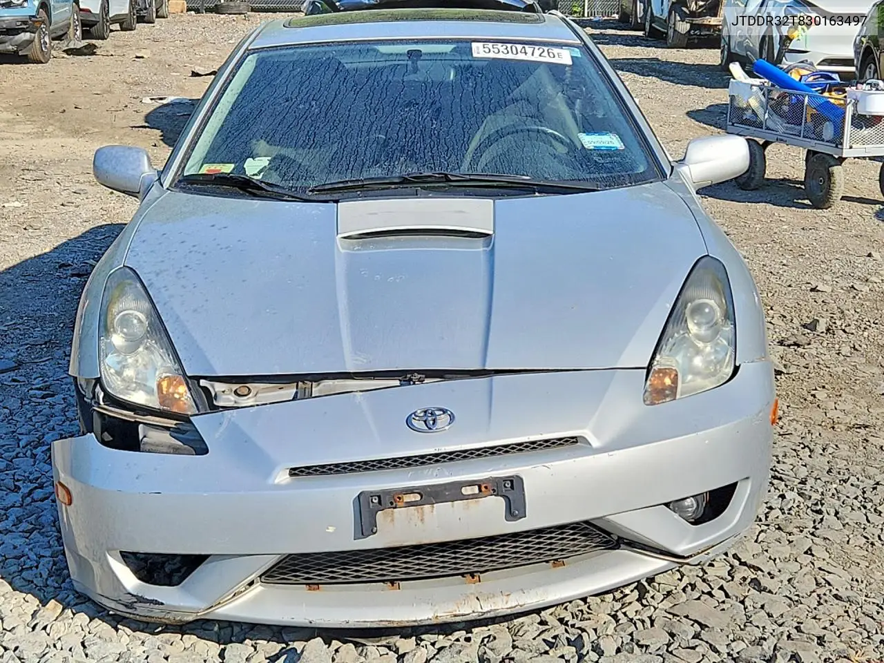 2003 Toyota Celica Gt VIN: JTDDR32T830163497 Lot: 55304726