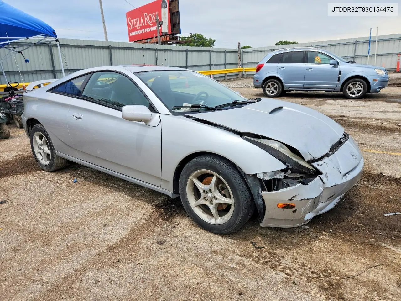 2003 Toyota Celica VIN: JTDDR32T830154475 Lot: 55534016