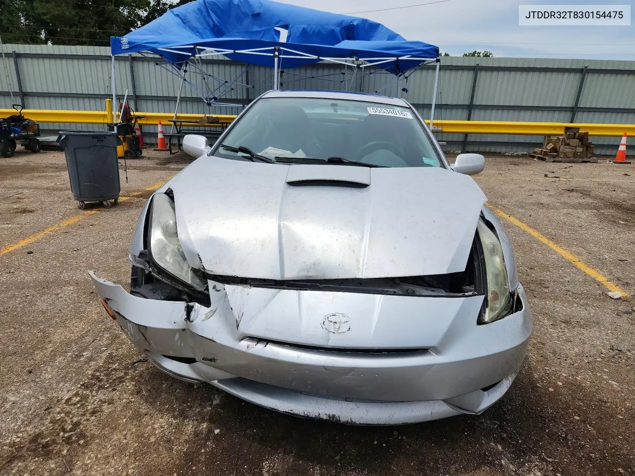2003 Toyota Celica VIN: JTDDR32T830154475 Lot: 55534016