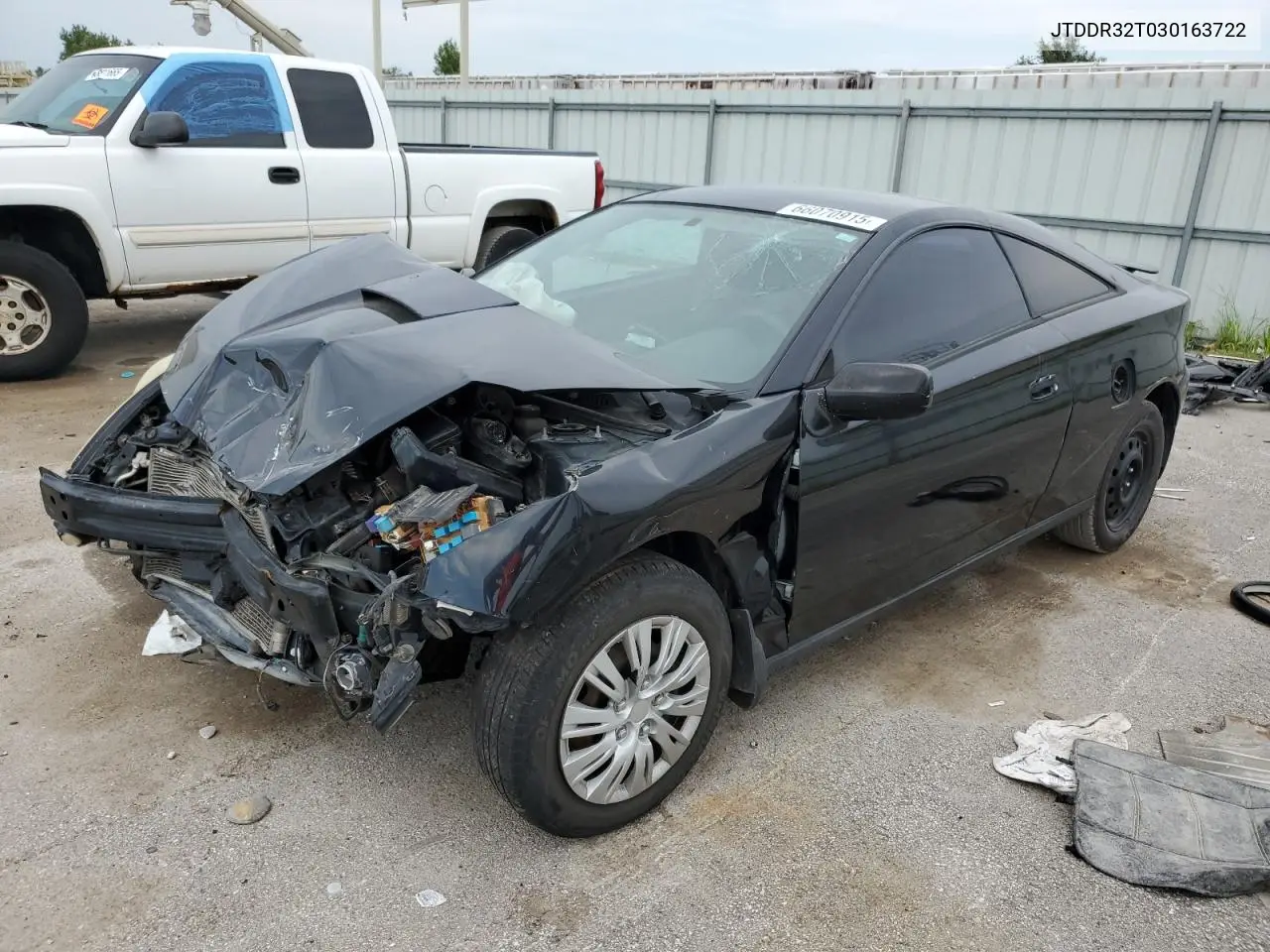 2003 Toyota Celica Gt VIN: JTDDR32T030163722 Lot: 57241416