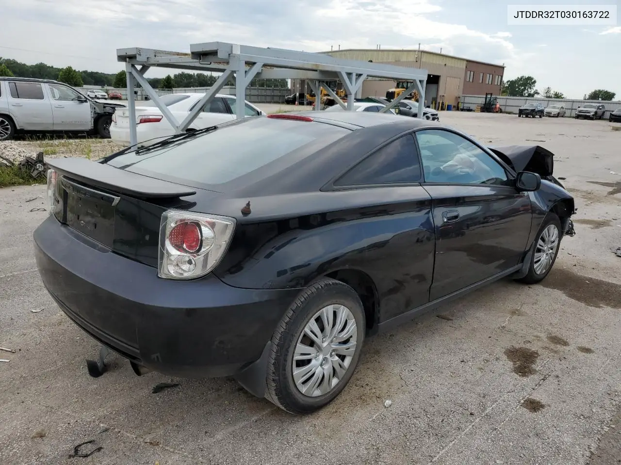 2003 Toyota Celica Gt VIN: JTDDR32T030163722 Lot: 57241416