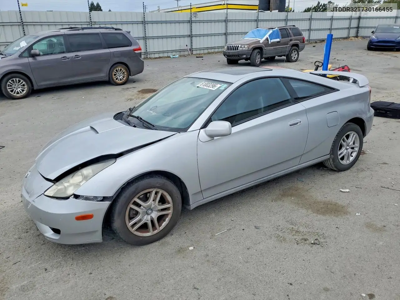 2003 Toyota Celica Gt VIN: JTDDR32T730166455 Lot: 61003296