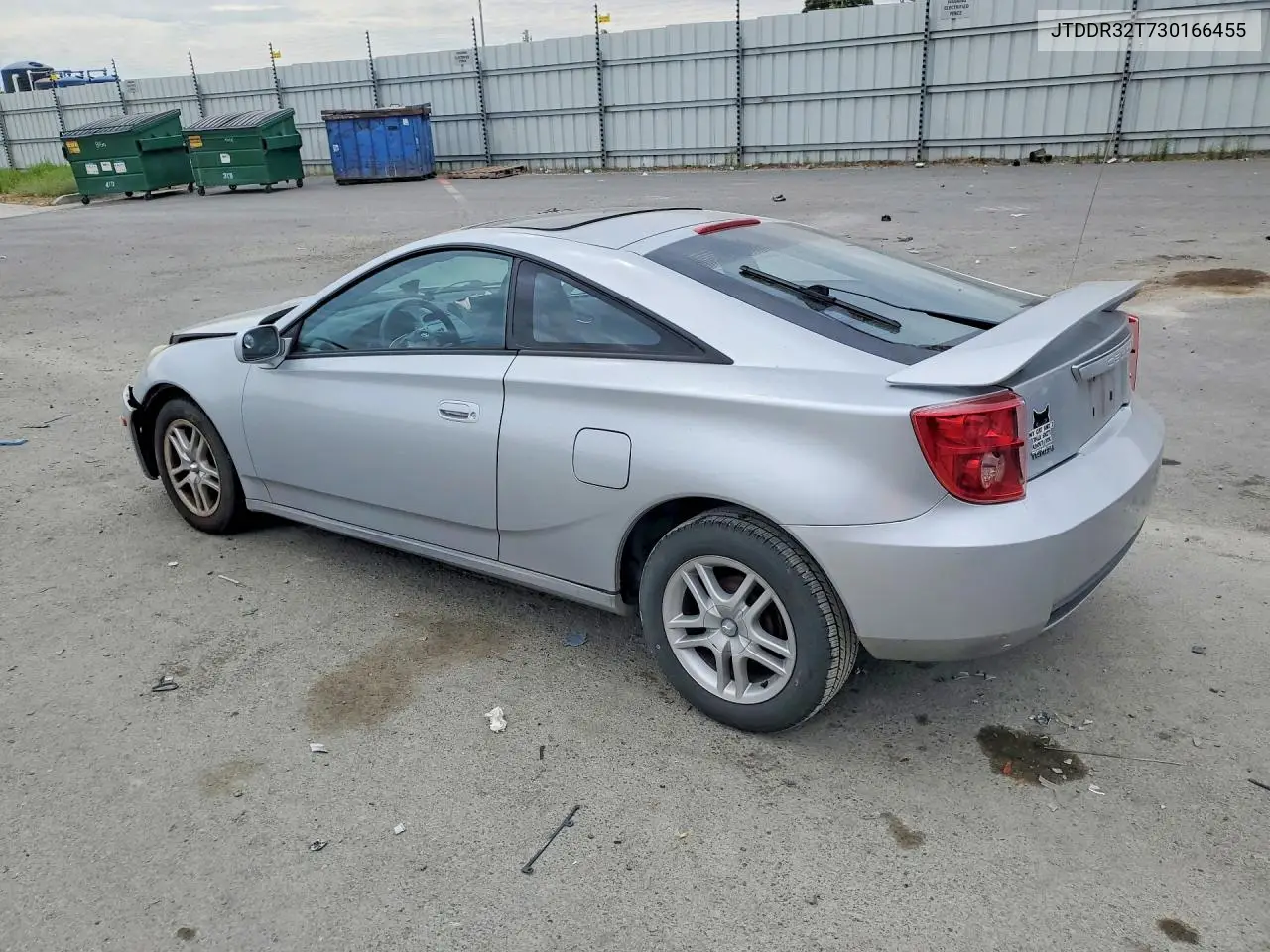 2003 Toyota Celica Gt VIN: JTDDR32T730166455 Lot: 61003296