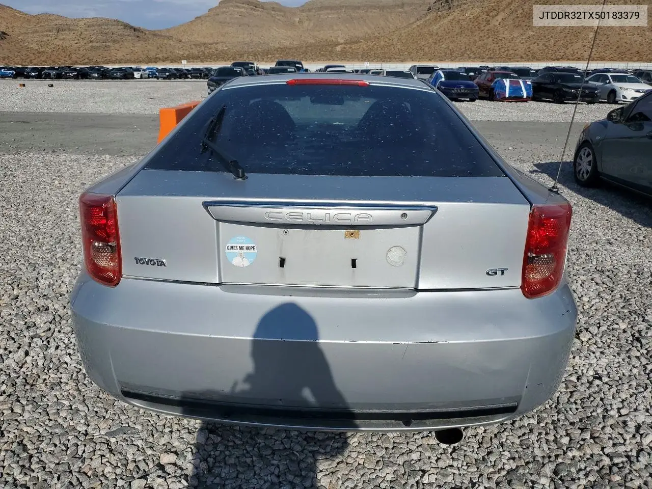 2005 Toyota Celica Gt VIN: JTDDR32TX50183379 Lot: 58844066