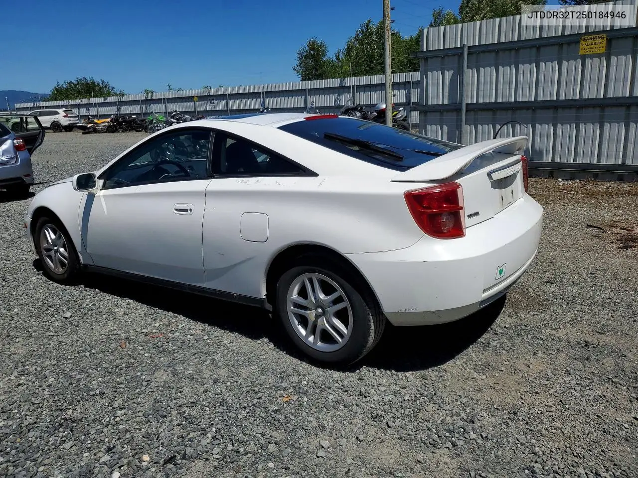 2005 Toyota Celica Gt VIN: JTDDR32T250184946 Lot: 60860356