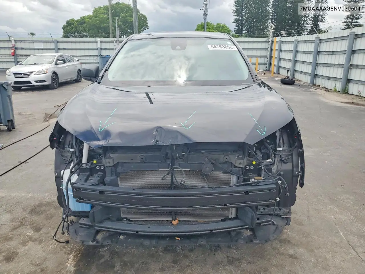 2022 Toyota Corolla Cross L VIN: 7MUAAAAG8NV030604 Lot: 54763856