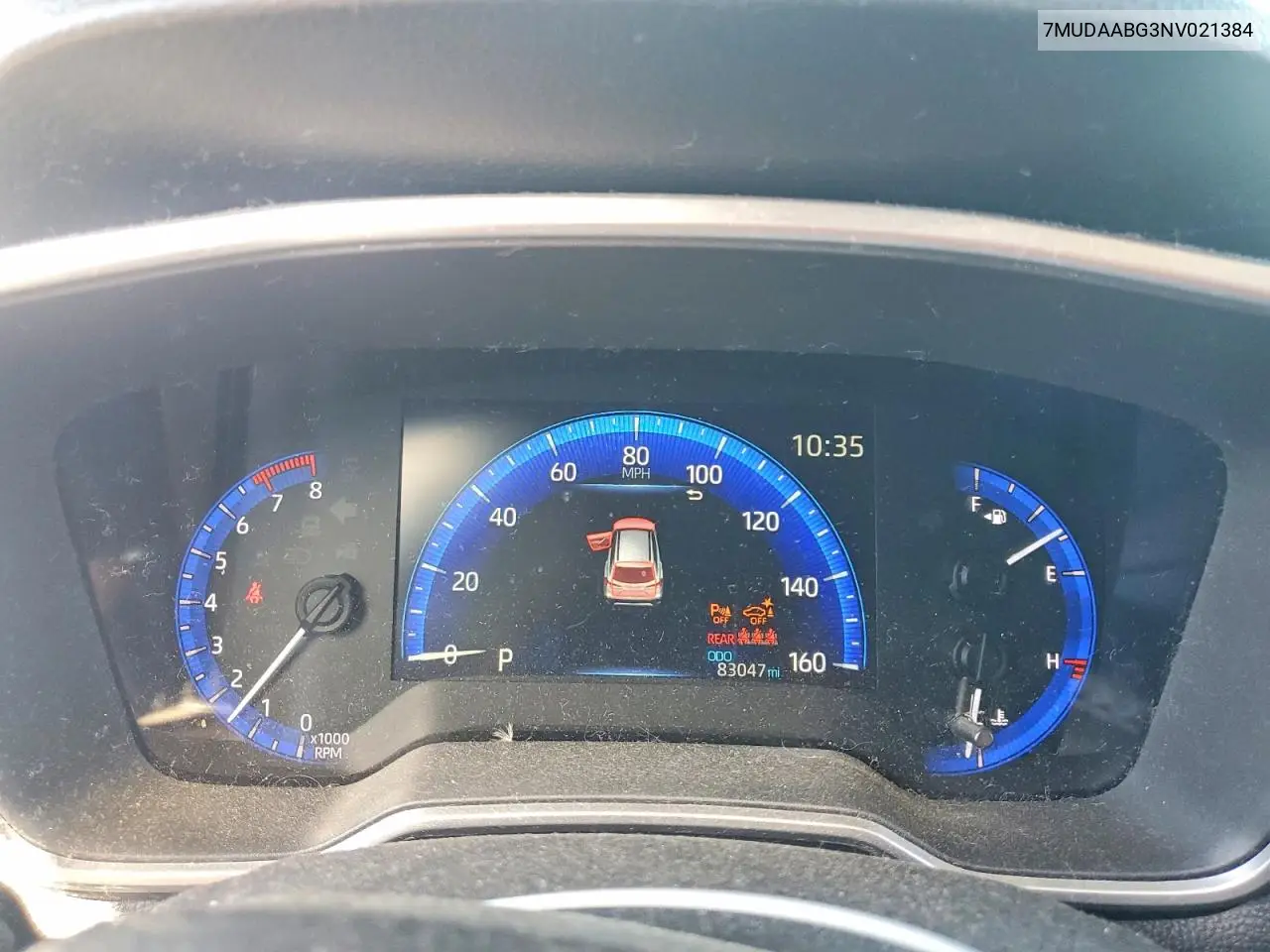 2022 Toyota Corolla Cross Xle VIN: 7MUDAABG3NV021384 Lot: 58032176