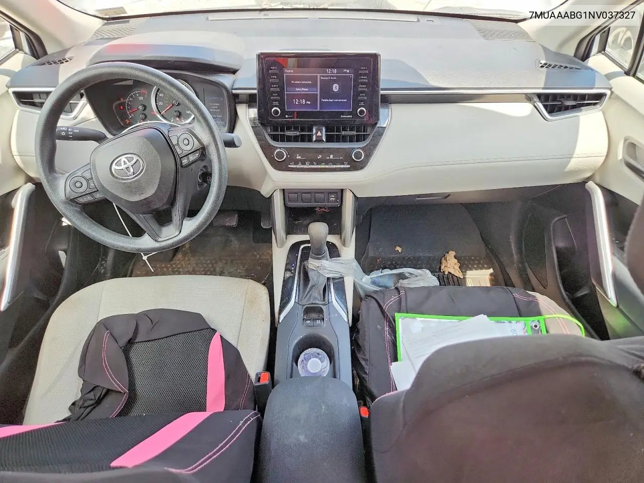 2022 Toyota Corolla Cross L VIN: 7MUAAABG1NV037327 Lot: 59821776
