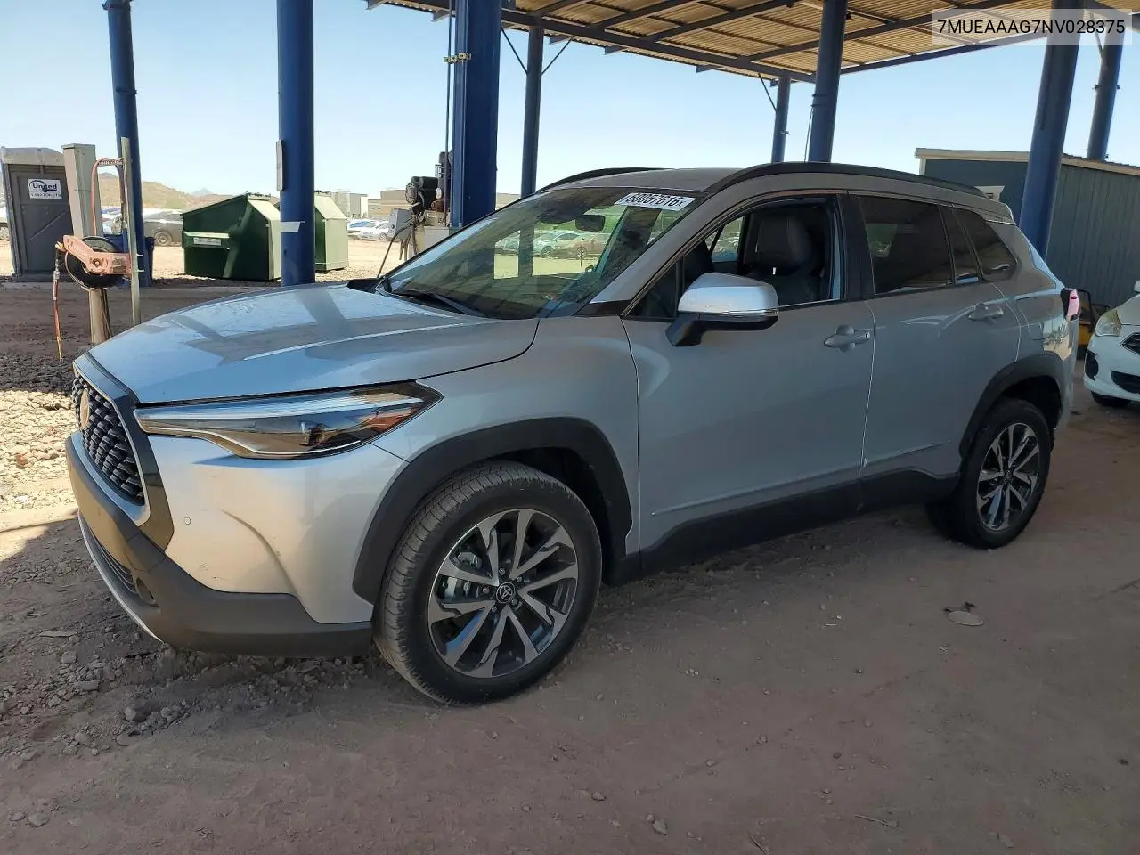 2022 Toyota Corolla Cross Xle VIN: 7MUEAAAG7NV028375 Lot: 60057616