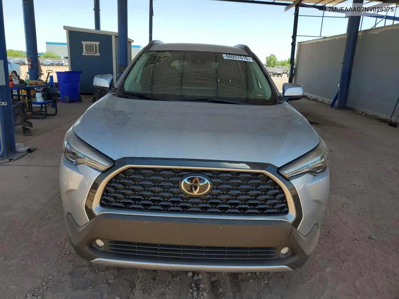 2022 Toyota Corolla Cross Xle VIN: 7MUEAAAG7NV028375 Lot: 60057616