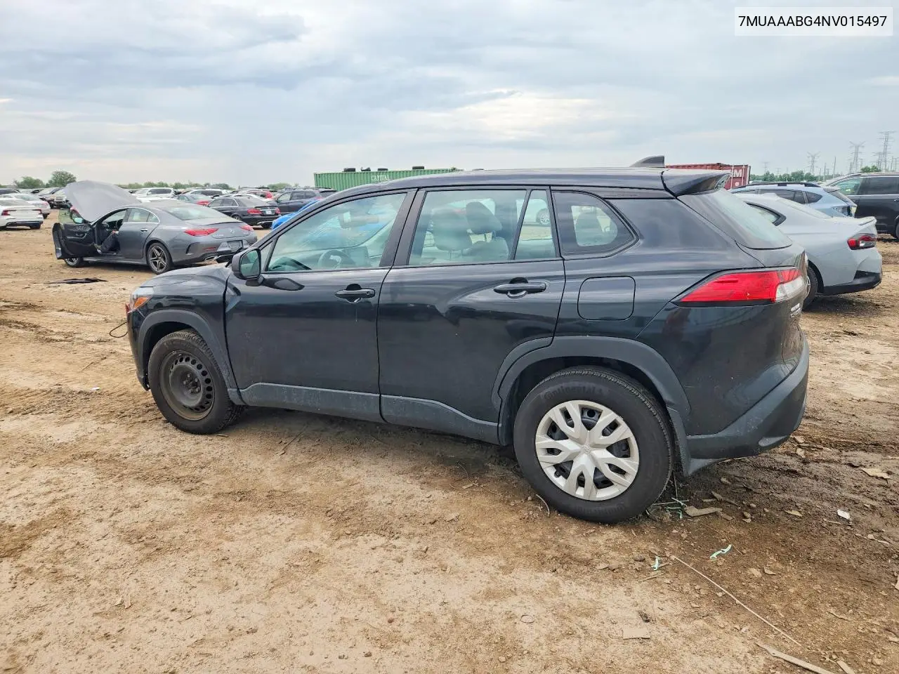 2022 Toyota Corolla Cross L VIN: 7MUAAABG4NV015497 Lot: 60300176