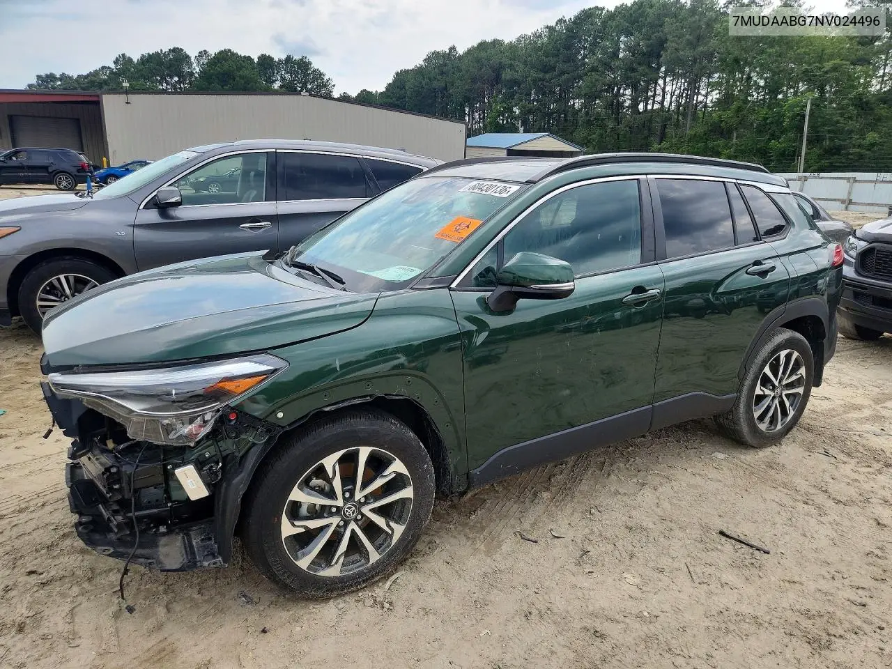 2022 Toyota Corolla Cross Xle VIN: 7MUDAABG7NV024496 Lot: 60430136