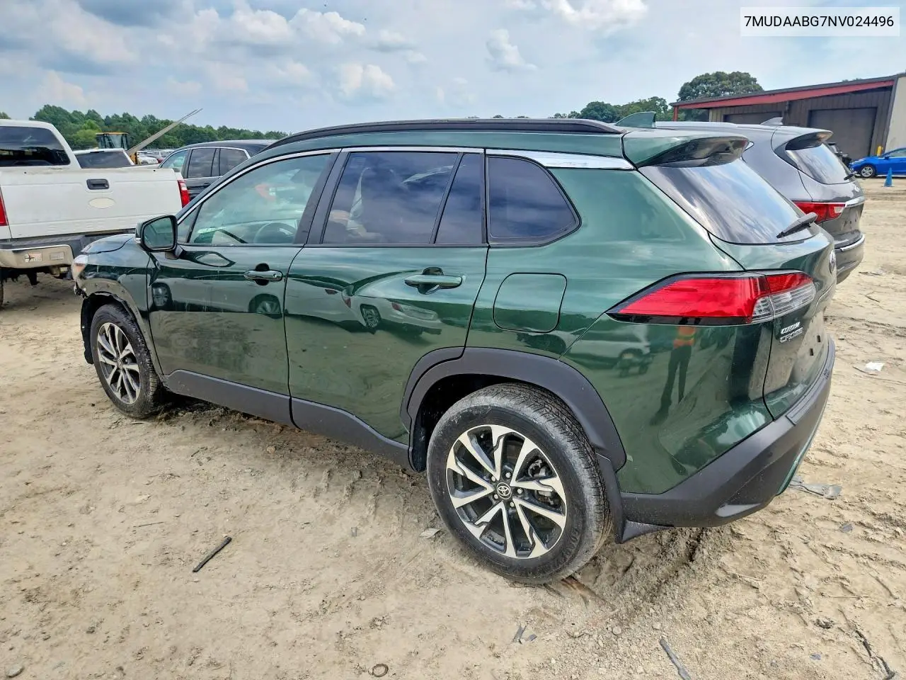 2022 Toyota Corolla Cross Xle VIN: 7MUDAABG7NV024496 Lot: 60430136