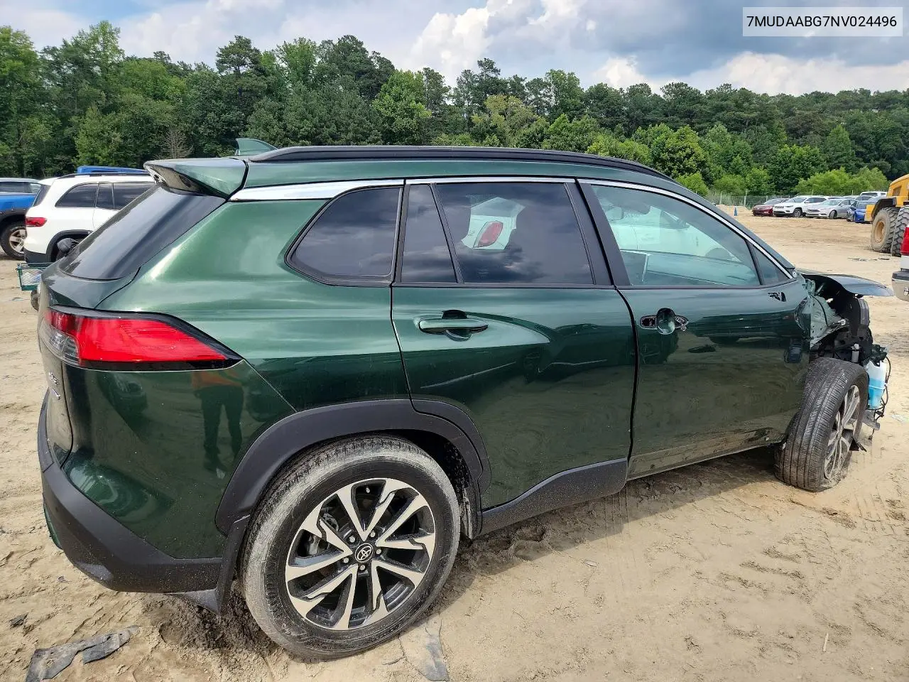 2022 Toyota Corolla Cross Xle VIN: 7MUDAABG7NV024496 Lot: 60430136