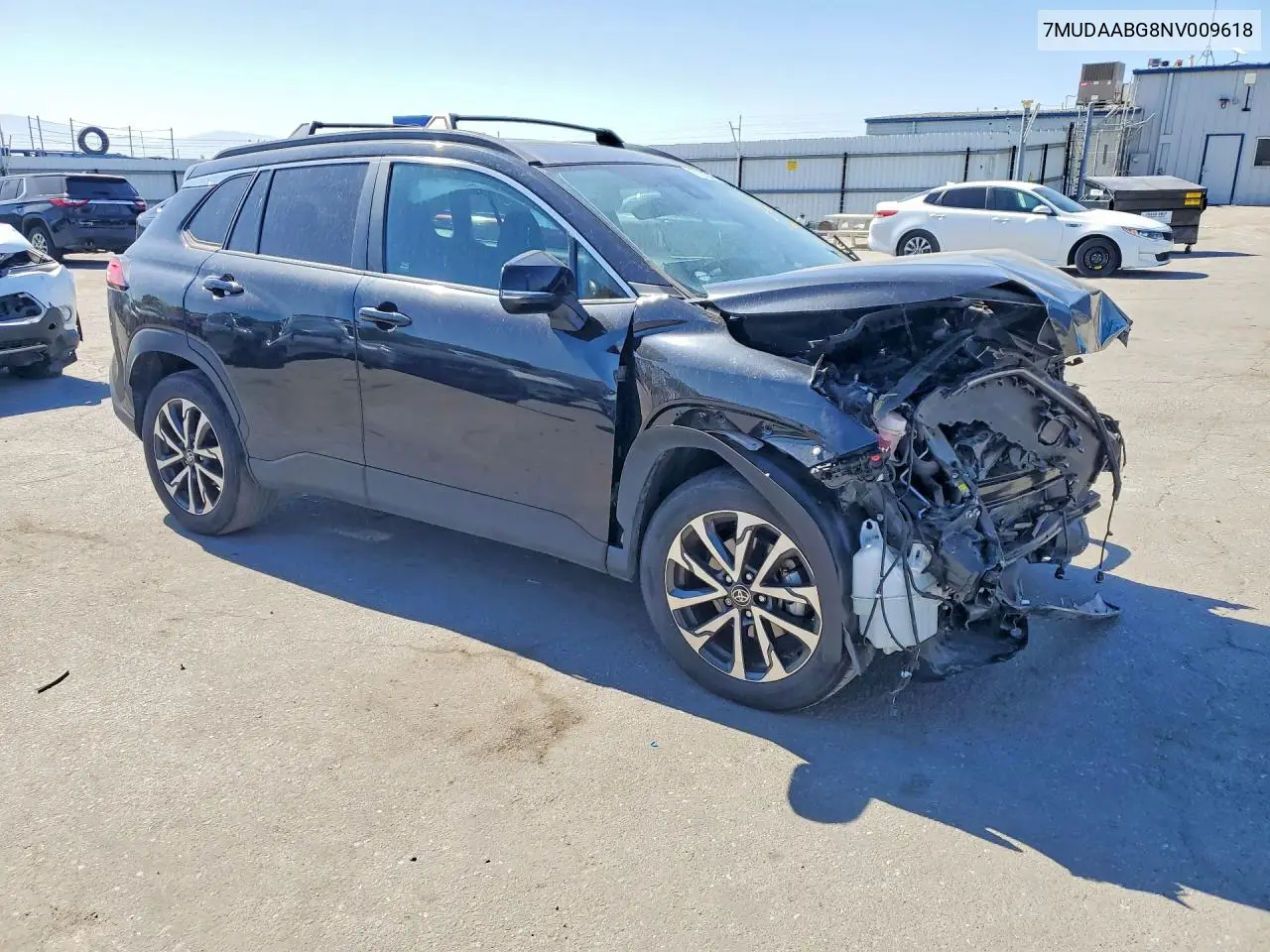 2022 Toyota Corolla Cross Xle VIN: 7MUDAABG8NV009618 Lot: 61086476
