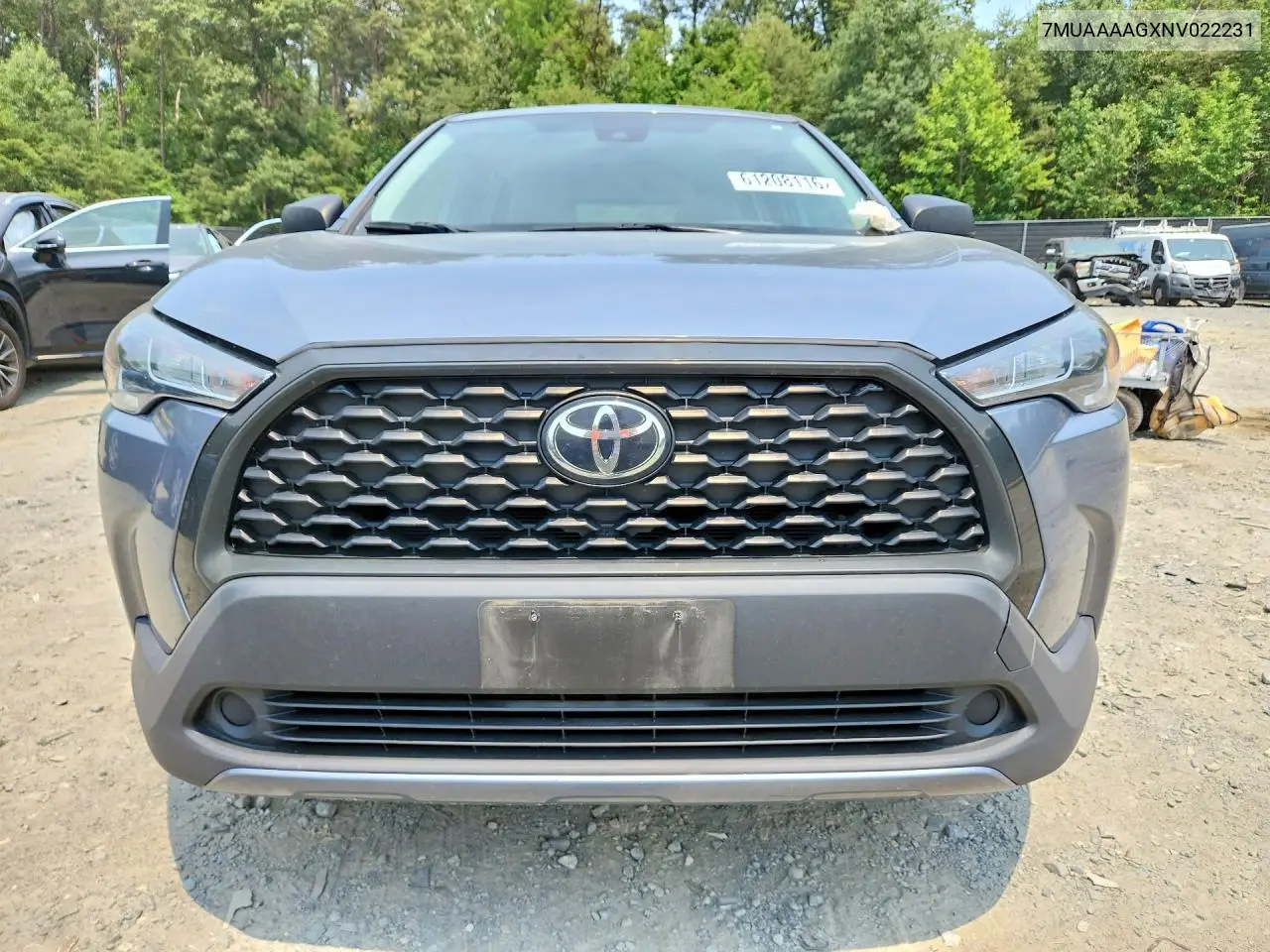 2022 Toyota Corolla Cross L VIN: 7MUAAAAGXNV022231 Lot: 61208116
