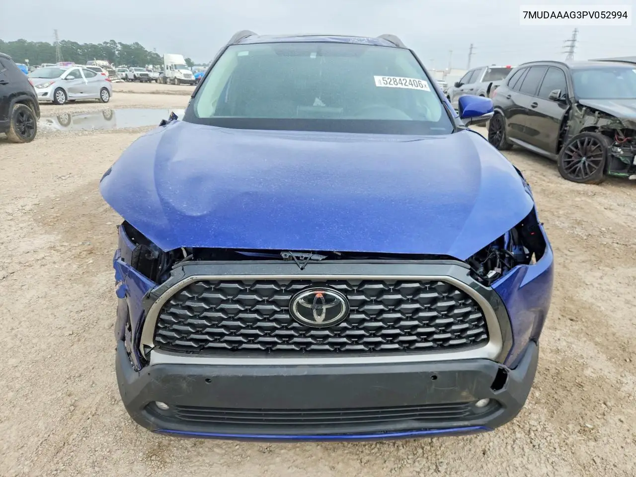 2023 Toyota Corolla Cross Xle VIN: 7MUDAAAG3PV052994 Lot: 52842406