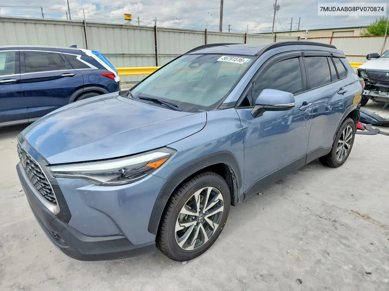 2023 Toyota Corolla Cross Xle VIN: 7MUDAABG8PV070874 Lot: 56791516