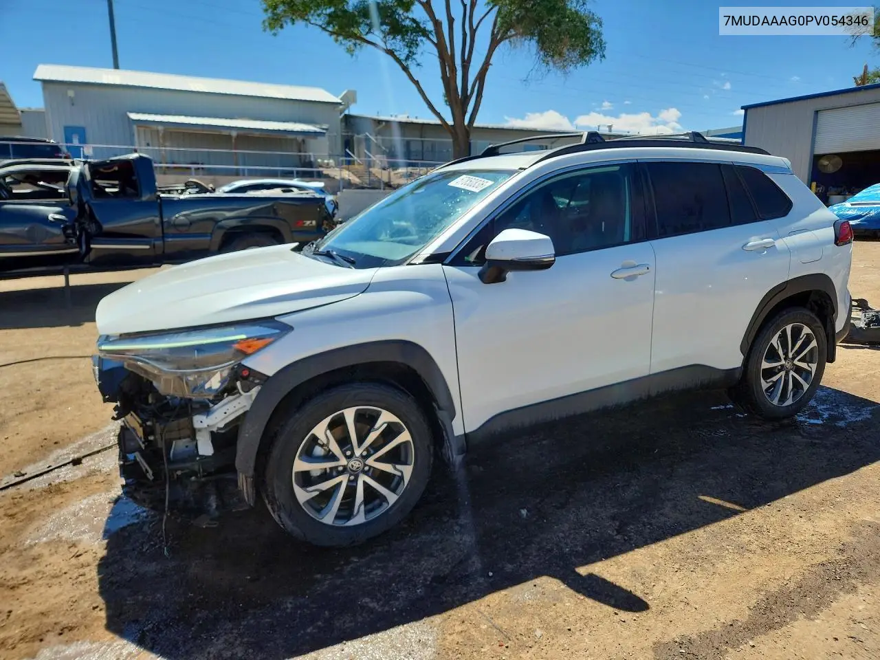 2023 Toyota Corolla Cross Xle VIN: 7MUDAAAG0PV054346 Lot: 57850836