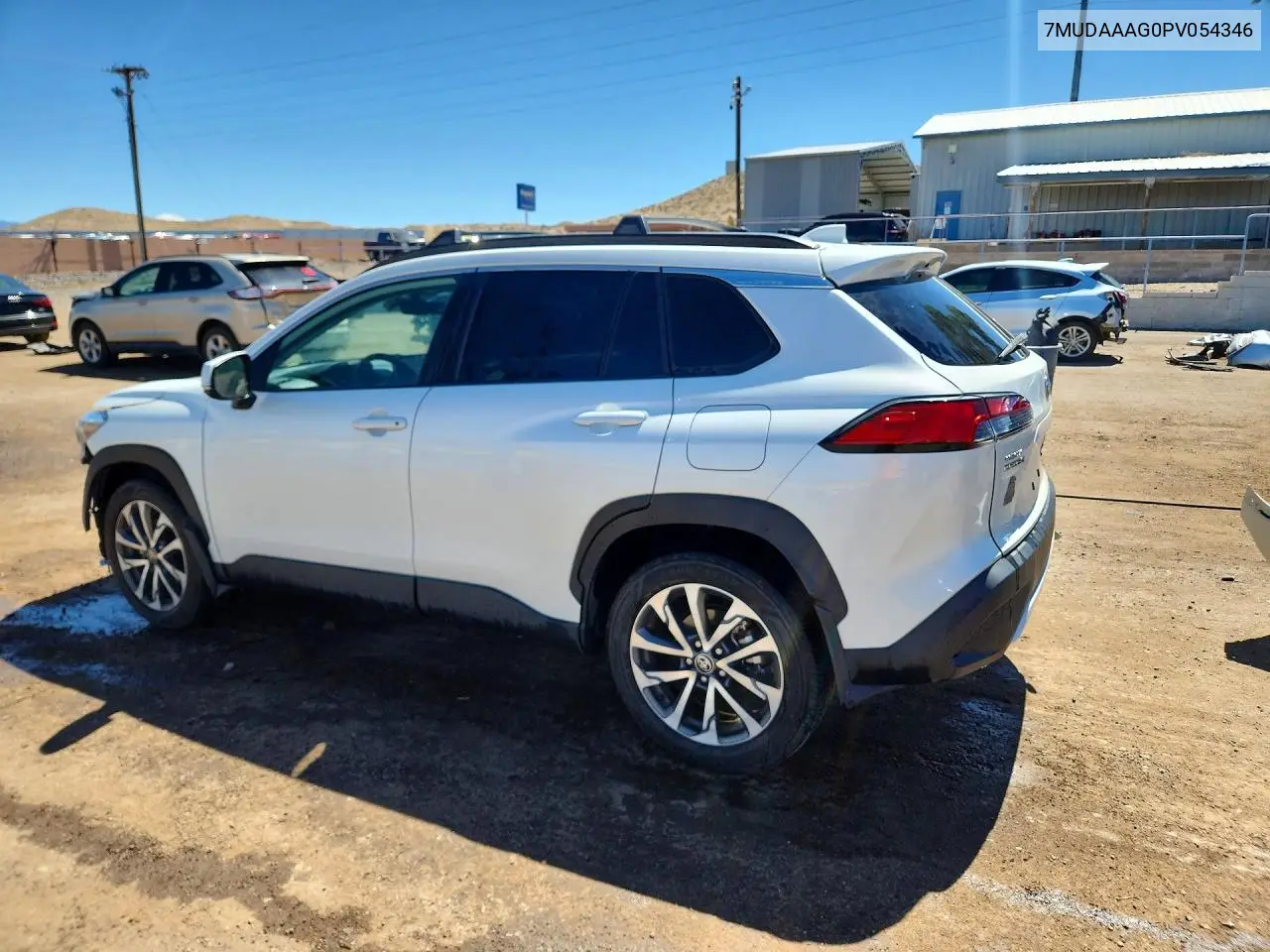 2023 Toyota Corolla Cross Xle VIN: 7MUDAAAG0PV054346 Lot: 57850836