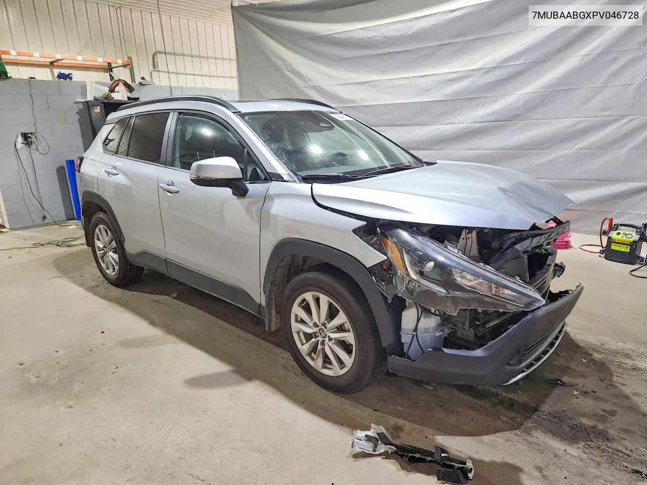 2023 Toyota Corolla Cross Le VIN: 7MUBAABGXPV046728 Lot: 58584116