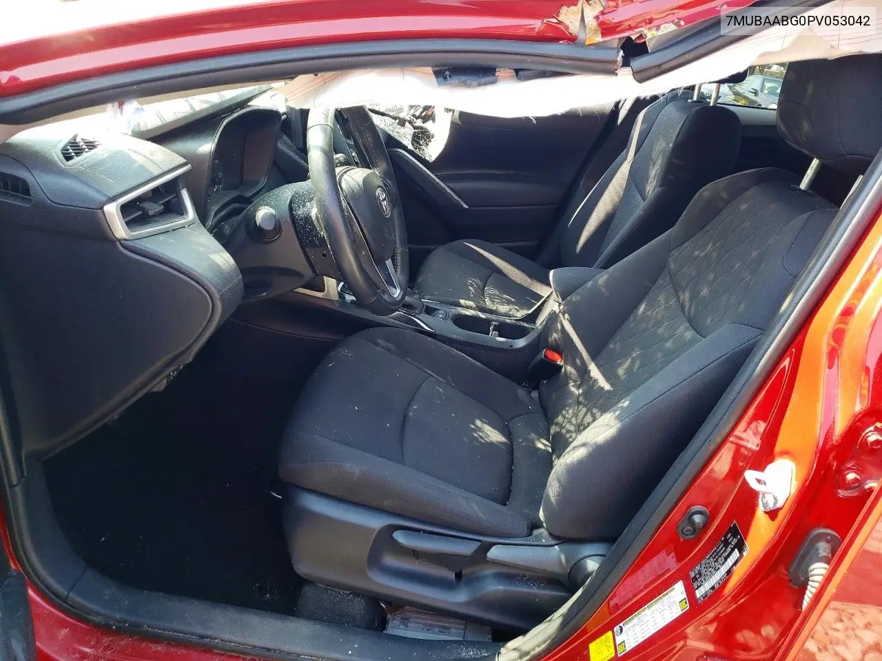2023 Toyota Corolla Cross Le VIN: 7MUBAABG0PV053042 Lot: 59148386