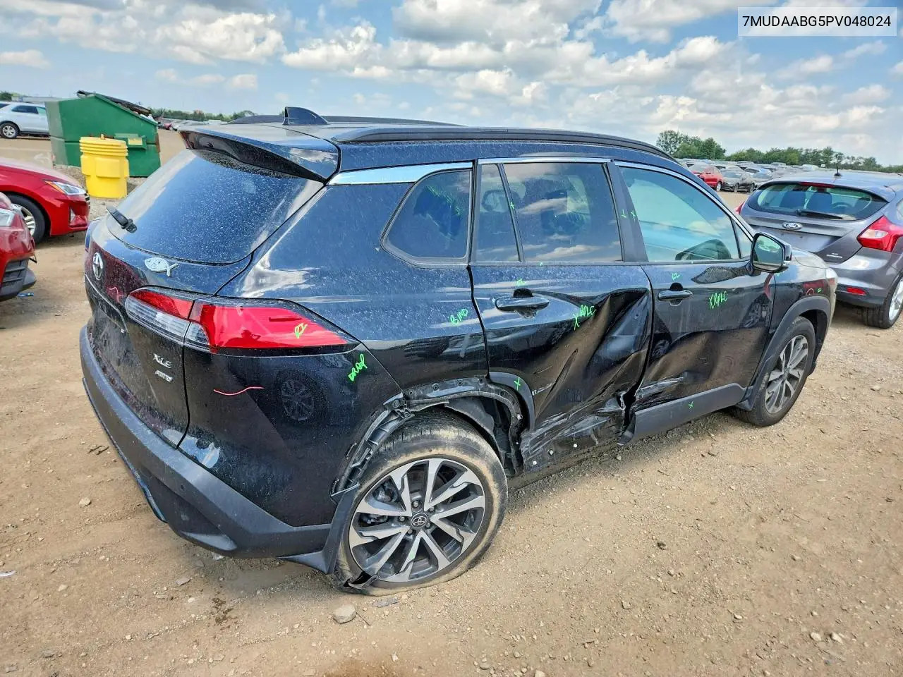 2023 Toyota Corolla Cross Xle VIN: 7MUDAABG5PV048024 Lot: 59597566