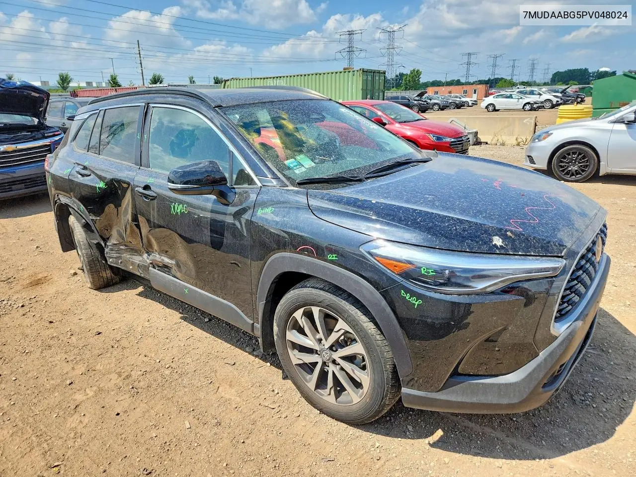 2023 Toyota Corolla Cross Xle VIN: 7MUDAABG5PV048024 Lot: 59597566