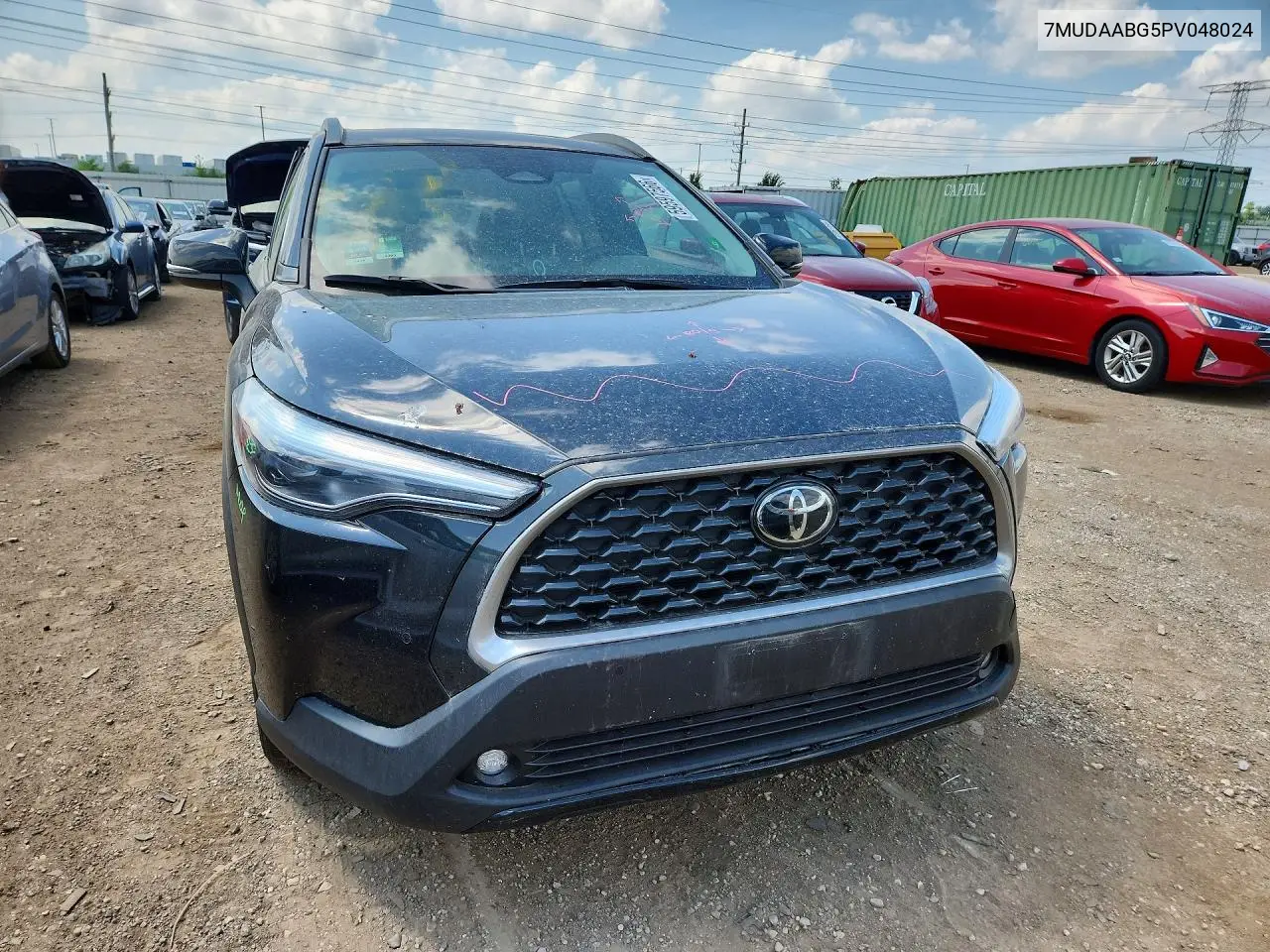 2023 Toyota Corolla Cross Xle VIN: 7MUDAABG5PV048024 Lot: 59597566