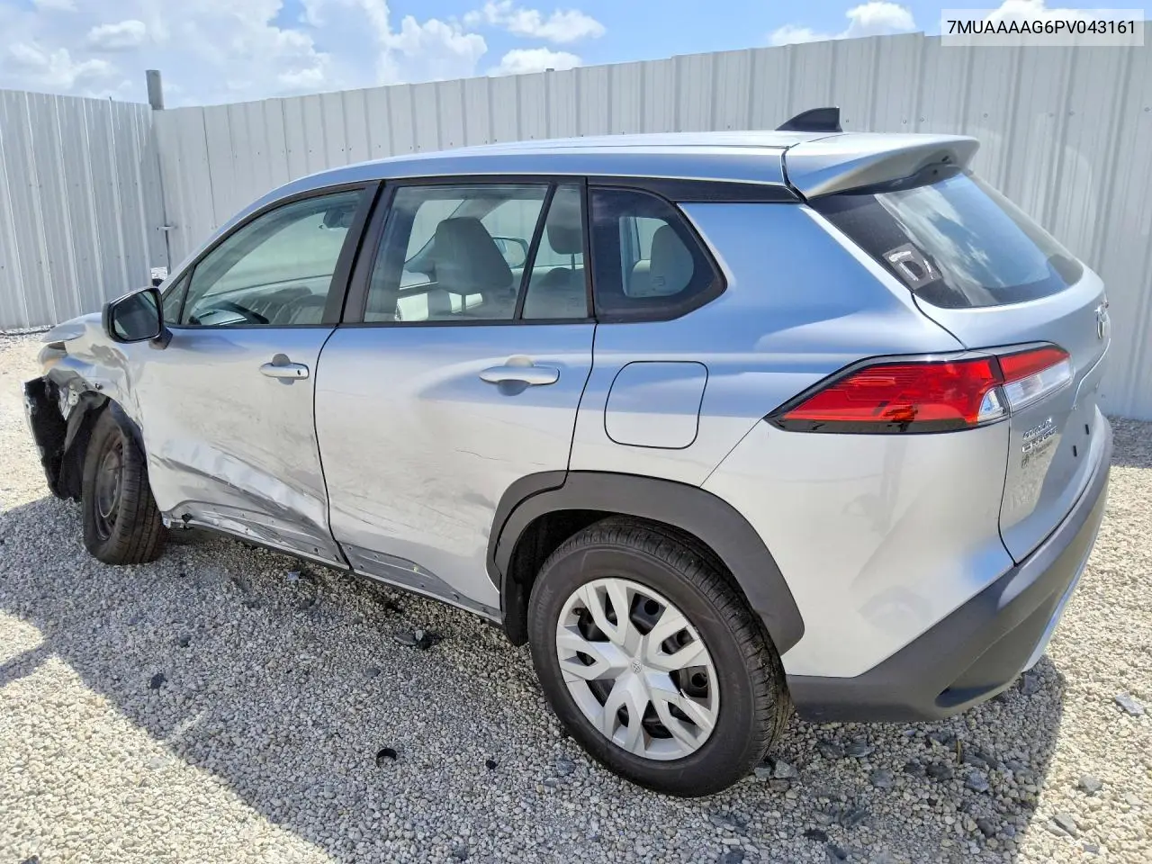 2023 Toyota Corolla Cross L VIN: 7MUAAAAG6PV043161 Lot: 60182506