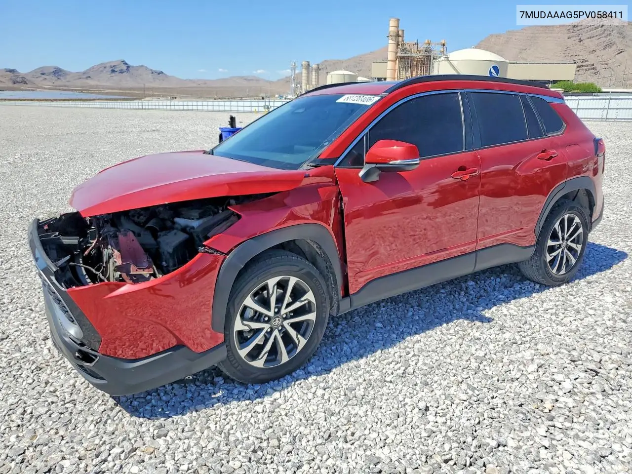 2023 Toyota Corolla Cross Xle VIN: 7MUDAAAG5PV058411 Lot: 60720406