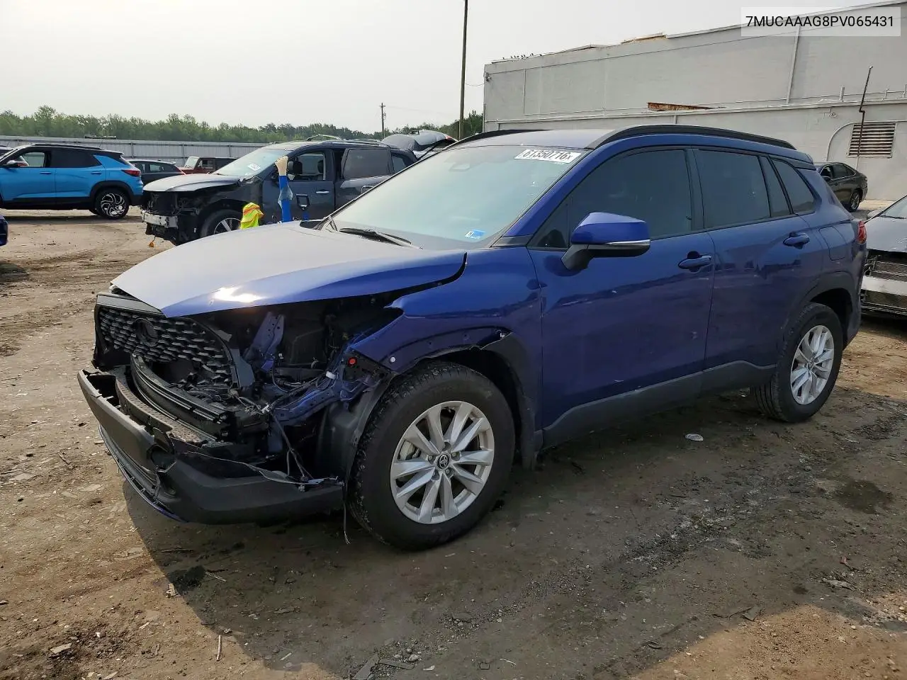 2023 Toyota Corolla Cross Le VIN: 7MUCAAAG8PV065431 Lot: 61350716