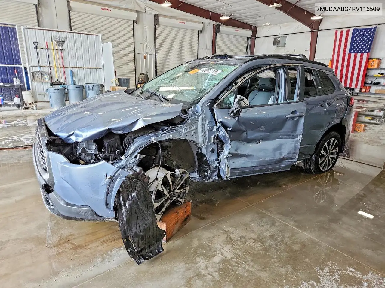 2024 Toyota Corolla Cross Xle VIN: 7MUDAABG4RV116509 Lot: 58602716