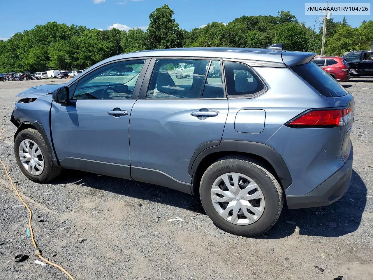 2024 Toyota Corolla Cross L VIN: 7MUAAAAG1RV104726 Lot: 58882746