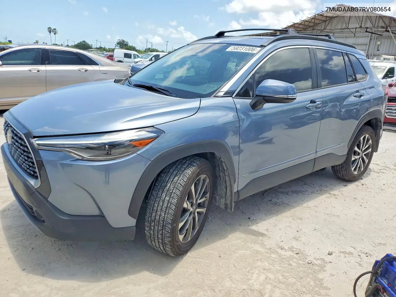 2024 Toyota Corolla Cross Xle VIN: 7MUDAABG7RV080654 Lot: 59231006