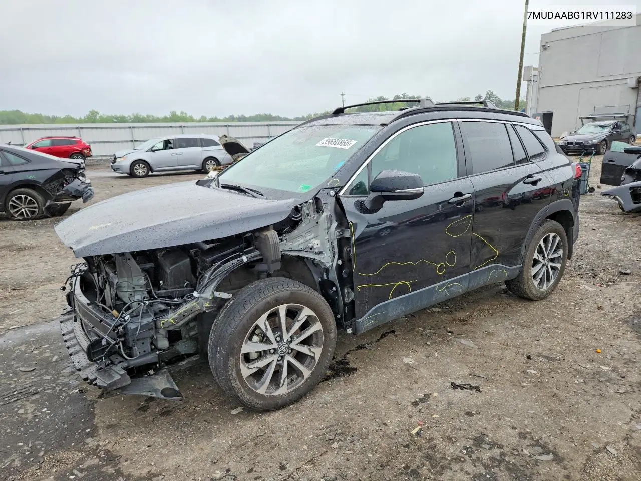 2024 Toyota Corolla Cross Xle VIN: 7MUDAABG1RV111283 Lot: 59680866