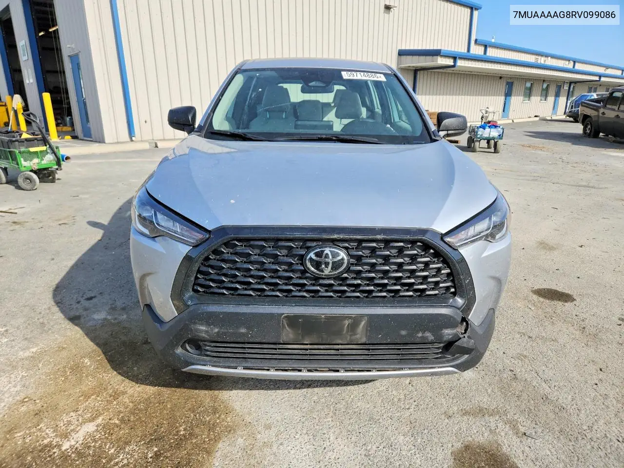 2024 Toyota Corolla Cross L VIN: 7MUAAAAG8RV099086 Lot: 59714886