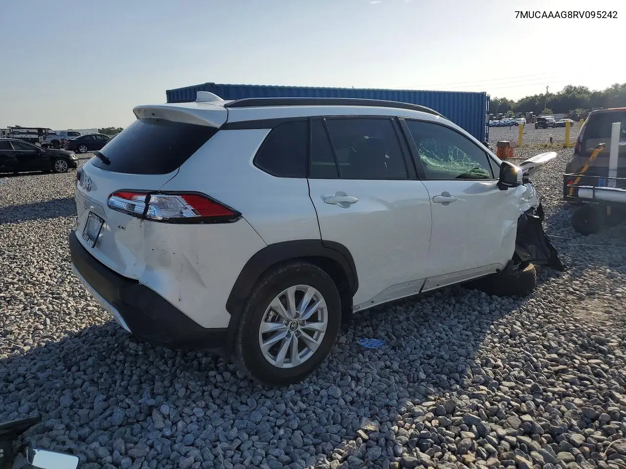 2024 Toyota Corolla Cross Le VIN: 7MUCAAAG8RV095242 Lot: 60003996