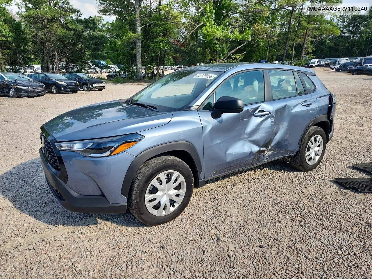 2024 Toyota Corolla Cross L VIN: 7MUAAAAG5RV110240 Lot: 60470056