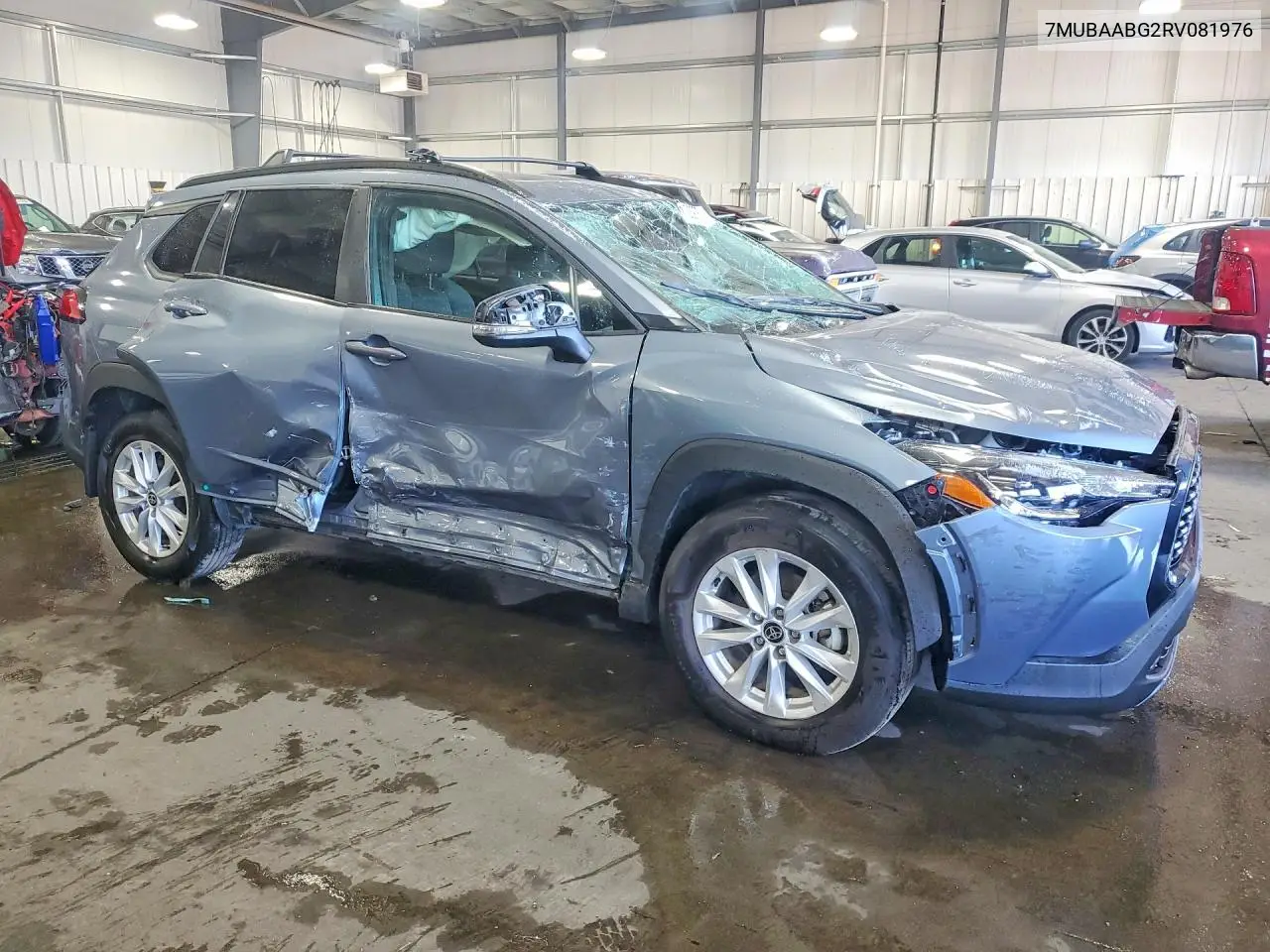 2024 Toyota Corolla Cross Le VIN: 7MUBAABG2RV081976 Lot: 61133976