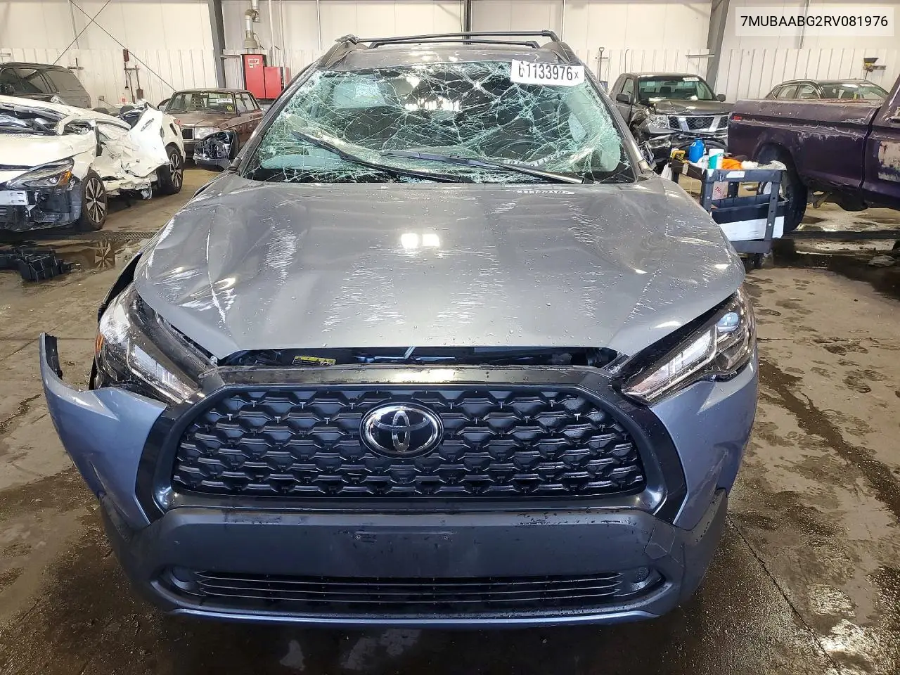 2024 Toyota Corolla Cross Le VIN: 7MUBAABG2RV081976 Lot: 61133976